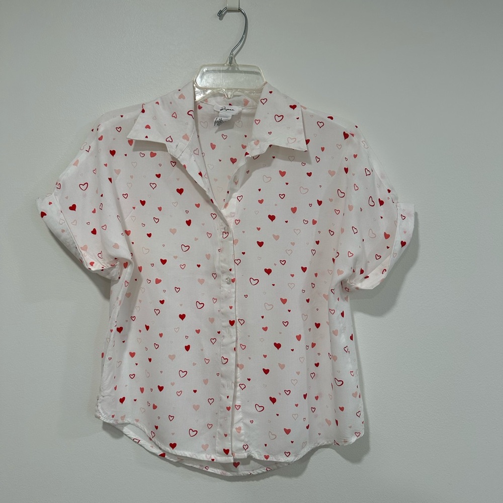 Heart Patterned Shirt